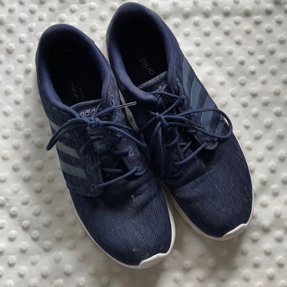 Adidas cloud foam sneakers navy size 10